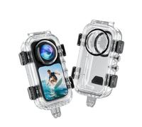 Custodia Subacquea IPX8 per Insta360 X6 Custodia Protettiva Rigida Impermeabile Ad Alta Resistenza Subacquea HD Portatile Antiurto Antiurto per 360 X6 (196,85 piedi)