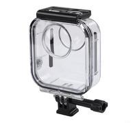 Custodia subacquea per Go Pro Max2, custodia protettiva in acciaio inox e vetro temperato, guscio impermeabile per avventure sportive estreme, design trasparente