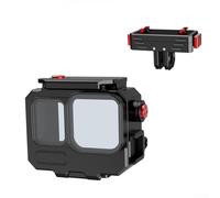 Custodia subacquea per Insta360 AcePro2 realizzata in lega di alluminio con 14 fori per viti e supporto per scarpa fredda (2)