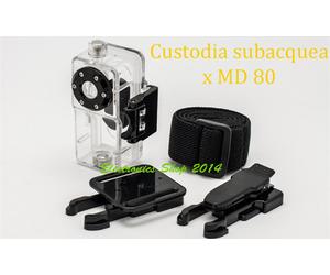 Custodia Subacquea x videocamera MD 80 pesca vacanze sub immersione mare piscina