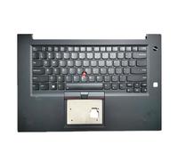 Custodia superiore del computer portatile generico Palmrest Cover C Shell & Keyboard for Lenovo ThinkPad X1 Extreme Gen 4 US English Layout Small Enter Key Layout