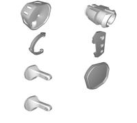 Custodia Supporto Muro per ESP32 Cam Camera Inclinazione 2 Assi Staffa 3D