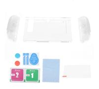 Custodia Switch ultra sottile, cover trasparente antiurto per un gioco sicuro, facile accesso alle porte, design elegante per console Switch e