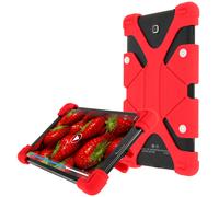 Custodia Tablet 8.9 Da 12 Pollici Universale Auto Silicone Gel Rosso Mode