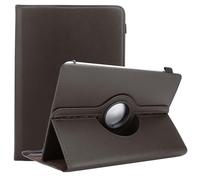 Cadorabo Custodia per Tablet Compatibile con Medion LifeTab P8513 in Marrone - Custodia Protettiva in Pelle Sintetica con Funzione di Supporto - Custodia a 360 Gradi con Elastico