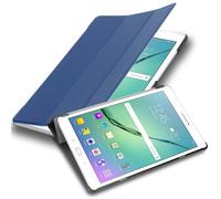 Cadorabo Custodia Tablet per Samsung Galaxy Tab S2 9.7 SM-T815N/T813N/T819N in Blu Scuro Jersey - Copertura Protettiva Molto Sottile di Similpelle in Stile Libro con Auto Wake Up e Funzione Stand