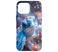 Custodia tartaruga marina verde bambino tartaruga blu oceano Custodia per iPhone 16 Pro Max