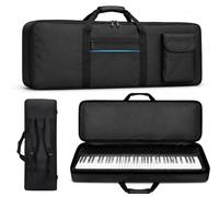 Custodia Tastiera 61 Tasti per Sequential Prophet 12 Le 2018-2019 | Tessuto Oxford Impermeabile 600D | Maniglie Rinforzate e Spallacci Regolabili | Imbottitura 6 mm | Pianoforte Elettrico