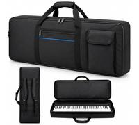 Custodia Tastiera 61 Tasti per Yamaha PSR-A350 2016-2025 | Tessuto Oxford 600D Borsa Tastiera Elettronica | Doppia Cerniera | Maniglie Rinforzate | Antipolvere Pianoforte Elettrico