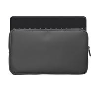kwmobile Custodia Tastiera Wireless Compatibile con Logitech KEYS-TO-GO Cover - Protezione Portatile e Antiurto in Nylon - Copri Tastiera grigio scuro