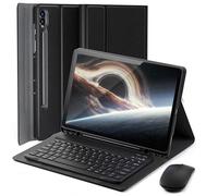 Custodia tastiera per Samsung Galaxy Tab S10 Ultra / S9 Ultra / S8 Ultra da 14,6 pollici, mouse e tastiera magnetica staccabile, custodia sottile con portapenne, auto sleep/wake (nero)