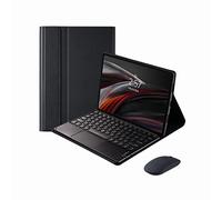 Custodia Tastiera per Xiaomi Tab Pad 5/5Pro Mi Pad 6 /6Pro 2022/2023 11Inch con Mouse, Tastiera QWERTY, Touchpad Multifunzione, Magnetico Staccabile Senza Fili Bluetooth,Nero,Pad 6