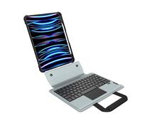 Nillkin Bumper Go Keyboard Custodia in pelle PU progettata per Apple iPad Air 13 2024/Pro 12.9 2020/2021/2022, portapenne, tastiera rimovibile, antiurto, cavalletto, custodia per fotocamera