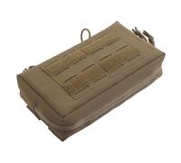Custodia tattica GP, tasca amministrativa MOLLE, strumenti di utilità modulari militari, borsa multiuso EDC in nylon 500D, marrone, One Size