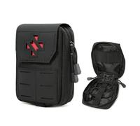 Custodia Tattica Mini IFAK, Piccola Borsa Pratica For Kit Di Pronto Soccorso MOLLE EMT(BK)