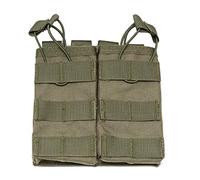 Custodia Tattica per Caricatore, Custodia M4 M16 AR-15 Tipo Molle Mag, Doppio o Triplo Supporto per Caricatore Aperto Airsoft