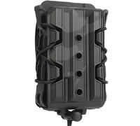 Custodia tattica per caricatori singoli, supporto a sgancio rapido compatibile con MOLLE per caricatori per fucili da 5,56 e 7,62 mm, accessori per softair (BCP)