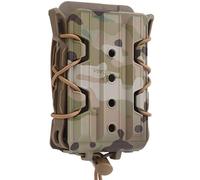 Custodia tattica per caricatori singoli, supporto a sgancio rapido compatibile con MOLLE per caricatori per fucili da 5,56 e 7,62 mm, accessori per softair (CP)