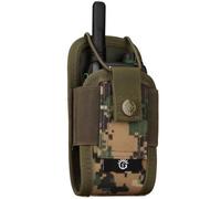 Custodia tattica per radio compatibile con system MOLLE, regolabile, con chiusura a scatto, ideale per avventure all'aria aperta e sport (Jungle)