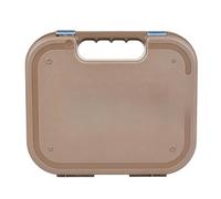 Custodia Tattica, Valigetta per Pistola da Caccia All’aperto | Nylon ABS, resistente agli urti, rimovibile, ammortizzante, imbottitura in schiuma, leggera(Brown)