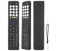 Custodia Telecomando in Silicone Compatibile Con Hisense EN2J36H EN2D36H EN2F36H EN2N36H EN2V36H EN2K36H EN2Q36H EN2T36H EN2C36H TV Telecomando Copertura Protettiva Antiurto Con un Cordino(Nero)