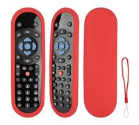 Custodia Telecomando in Silicone Compatibile Con Sky Q TV Box Telecomando Copertura Protettiva Antiurto Con un Cordino(Rosso)