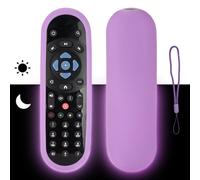 Custodia Telecomando in Silicone Compatibile Con Sky Q TV Box Telecomando Copertura Protettiva Antiurto Con un Cordino(Viola Fluorescente)