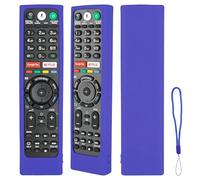 Custodia Telecomando in Silicone Compatibile Con Sony RMT-TX100D RMT-TX300E RMF-TX310E RMF-TX300E RMT-TX200E RMF-TX200E TV Telecomando Copertura Protettiva Antiurto Con un Cordino(Blu)