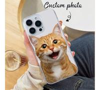 Custodia telefonica personalizzabile in TPU trasparente, custodia in silicone trasparente, custodia protettiva per obiettivo, compatibile con Apple X/8P/11/12/13/14/15/16E/17/PRO/PRO MAX, Honor/ A06/A