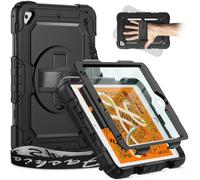 Custodia Timecity per iPad Mini 5 e iPad Mini 4 Generation (iPad 7,9 pollici). Outdoor [Anti-Caduta], Cinturino da Polso [Tracolla] Supporto Girevole 360 [Protezione Schermo] Robusto Antiurto - Nero