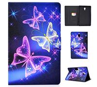 Custodia TPU slim per Samsung Galaxy Tab A 10.5 Case -PU in pelle morbida con funzione Auto Wake/Sleep per Samsung Galaxy Tab A SM-T590 / SM-T595 10.5 pollici 2018-Starry butterfly