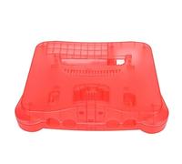 Custodia traslucida per console di videogioco retrò, custodia di protezione durevole per console di gioco, installazione semplice, antipolvere per accessori per console di gioco (rosso
