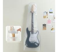 Custodia trasparente a prova di umidità progettata per una facile pulizia e visualizzazione a parete degli strumenti (per chitarra elettrica)