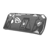 Custodia Trasparente Antiurto, Cover Protettiva in TPU Antiscivolo con Staffa per ROG Ally 2023, Supporto Pieghevole, Custodia Trasparente per Console Portatile (trasparente)