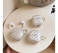 Custodia trasparente bianca minimalista a forma di stella per auricolari, compatibile con Huawei Freebuds 7i, Freebuds 2 Nuovi Freebuds SE3, Pro 3, custodia per auricolari in stile coreano carino Huaw