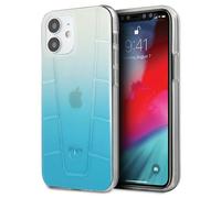 Custodia trasparente blu Mercedes Line per iPhone 12 mini