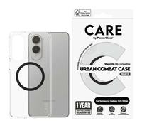 Custodia trasparente CARE by PanzerGlass Flagship Urban Combat nera con ricarica