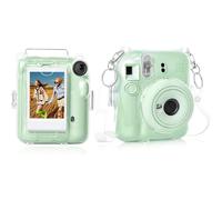 Custodia trasparente compatibile con Fuji Instax Mini12, borsa rigida Polaroid per il trasporto di Fujifilm Instax Mini12