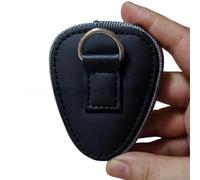 Custodia trasparente con chiusura per plettro, per chitarristi, accessorio portatile per chitarristi