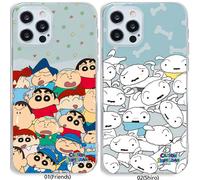 Custodia trasparente Crayon Shin-Chan Crowd per iPhone 17 16 Pro Max Air Plus...