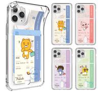 Custodia trasparente da viaggio originale Kakao Friends Galaxy S21 S21 Plus S...
