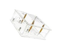 Custodia trasparente di recinzione per Pretector del bordo del bordo di sviluppo con aperture precise per le interfacce di PCIe e di GPIO