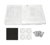 Custodia Trasparente DIY per PS Slim, Shell per Console di Gioco Retro in ABS Leggero con Coperture Superiore e Inferiore, Interruttore di Alimentazione e Slot di Espansione, Compa (per 7XXXX)