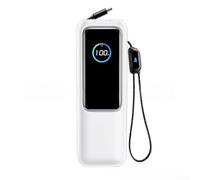 Custodia trasparente grigia nera per Anker Zolo grigio nero custodia | Adatto a 160,4 x 56,8 x 52 mm, corrispondenza esatta del modello, porta completa per l'accesso, reattività del pulsante