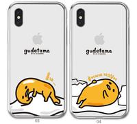Custodia trasparente Gudetama per iPhone X XS XS Max XR 7/8/SE2/SE3 7/8 Plus