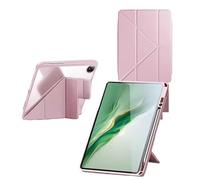 Custodia trasparente in acrilico pieghevole con supporto multi-angolo adatta for Huawei MatePad Mini 8.8" 2025 MLR-AL00 AL10 con portapenne(Pink)