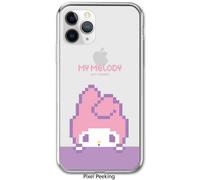 Custodia trasparente in gelatina My Melody Collection per iPhone X XS XS...