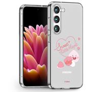 Custodia trasparente Kakao Friends Sweet Little Heart per Galaxy S24 S23...