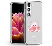 Custodia trasparente Kakao Friends Sweet Little Heart per Galaxy S24 S23...