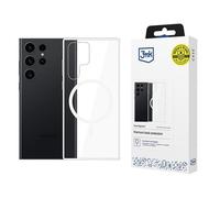 Custodia trasparente MagSafe 3MK per Samsung Galaxy S24 Ultra.
